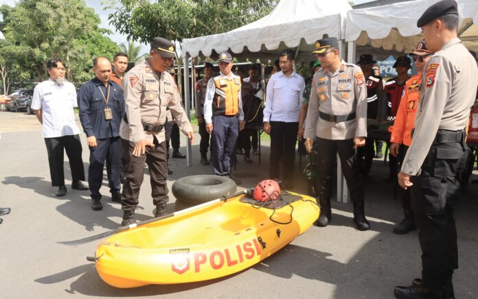 ‎Polres Lombok Tengah Siagakan Ratusan Personel Tanggap Siaga Bencana