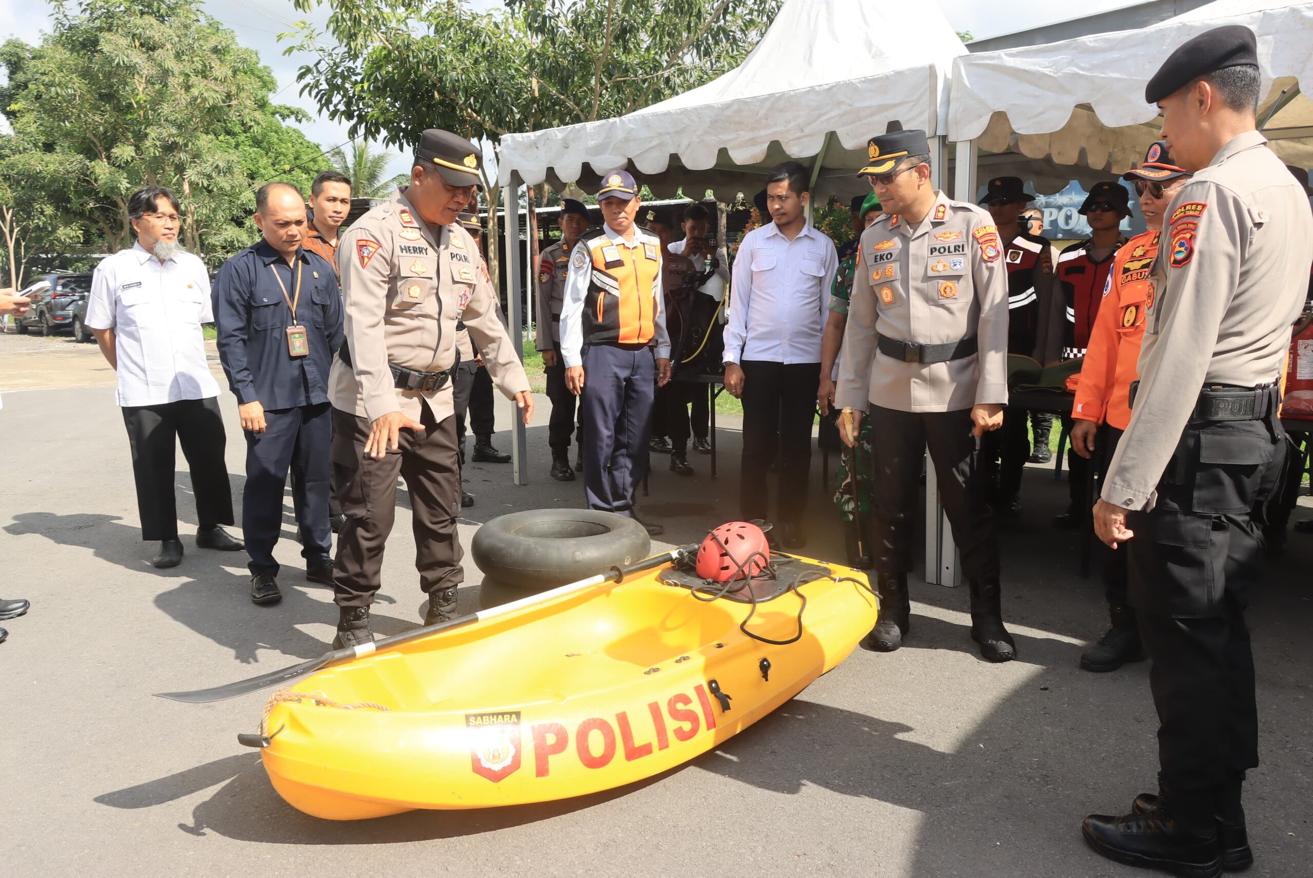 Polres Lombok Tengah Siagakan Ratusan Personel Tanggap Siaga Bencana